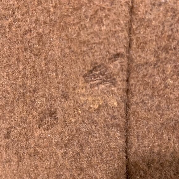 VINTAGE STOLLERY'S WOOL DOUBLE BREAST TRENCH COATS SIZE L - Picture 13 of 15